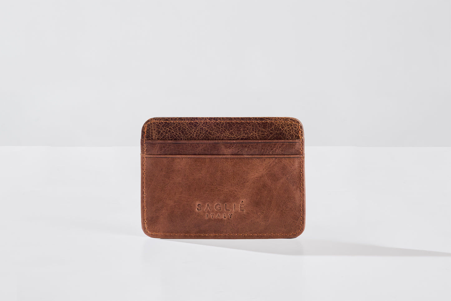 Tarjetero Cuero Classic - Brown