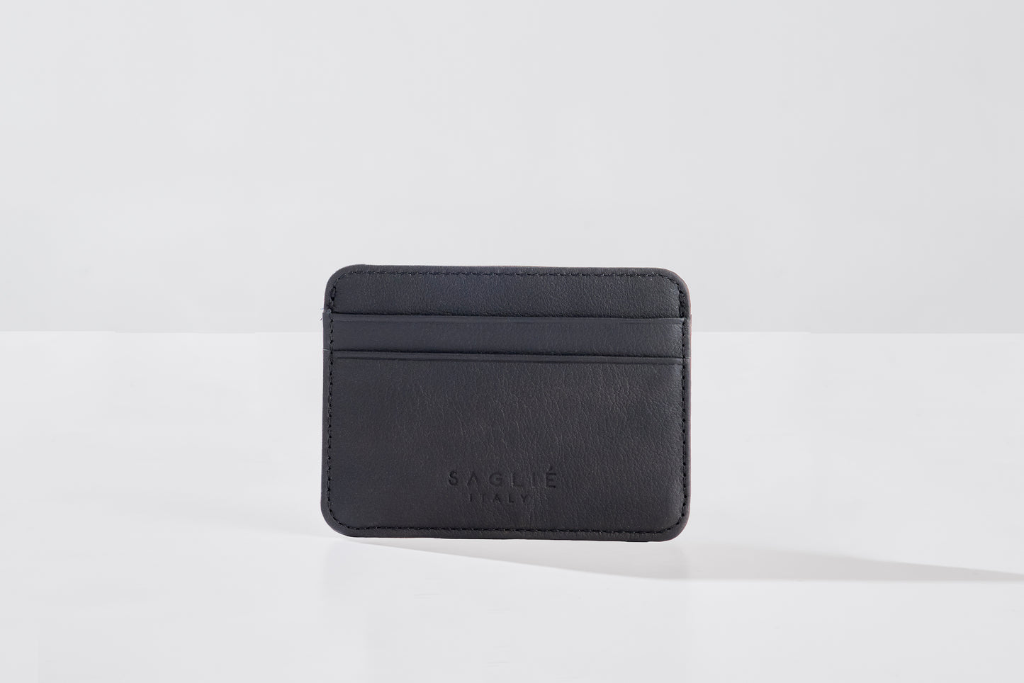 Tarjetero Cuero Classic - Black