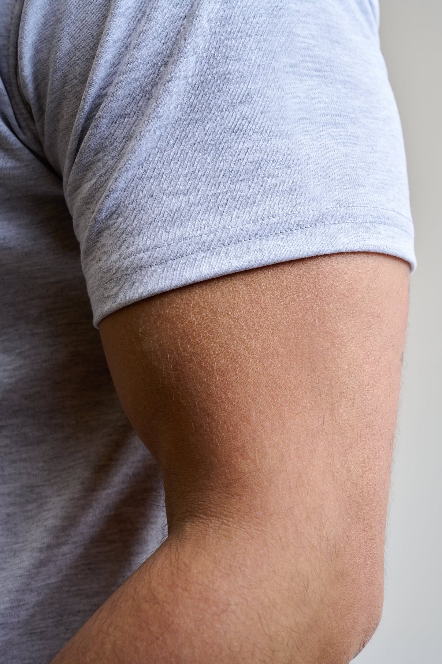 Polera Algodón Pima - Grey Melange