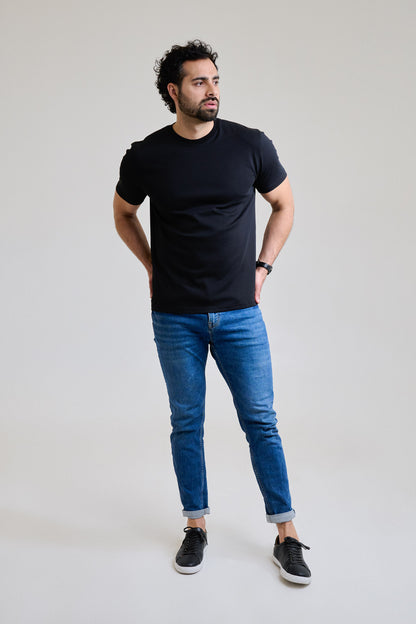 Polera Algodón Pima - Black