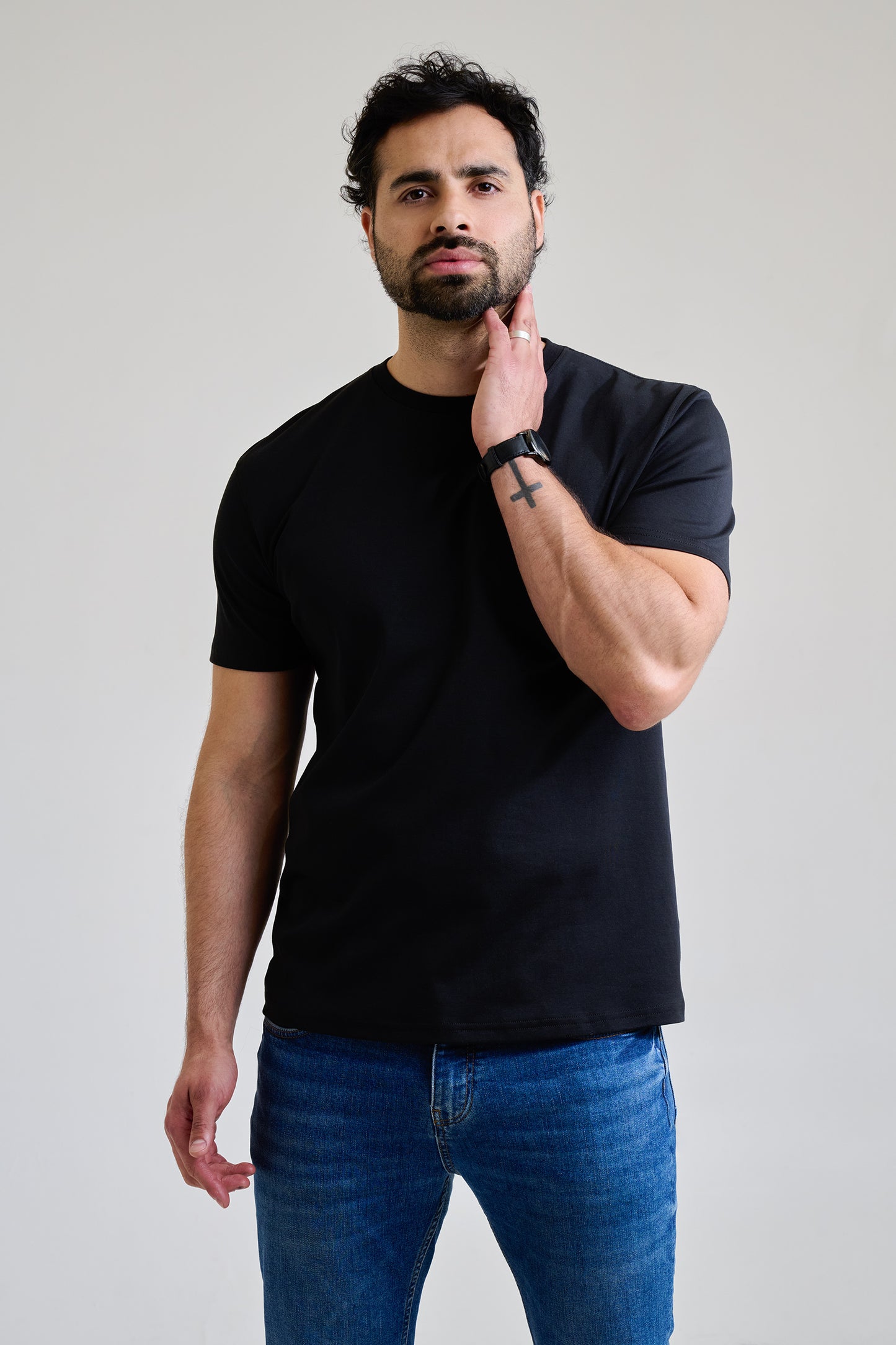 Polera Algodón Pima - Black