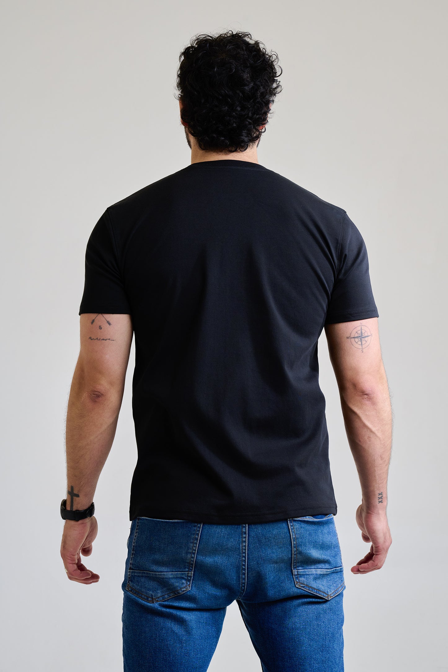 Polera Algodón Pima - Black