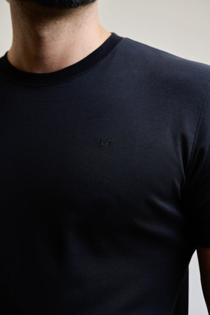 Polera Algodón Pima - Black
