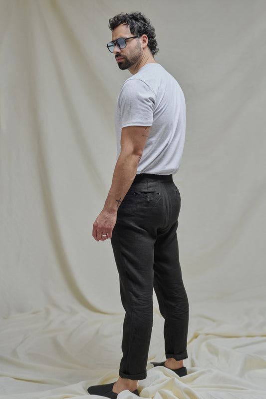 Polera Algodón Pima - Grey Melange