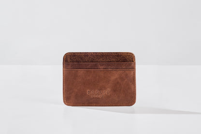 Tarjetero Cuero Classic - Brown