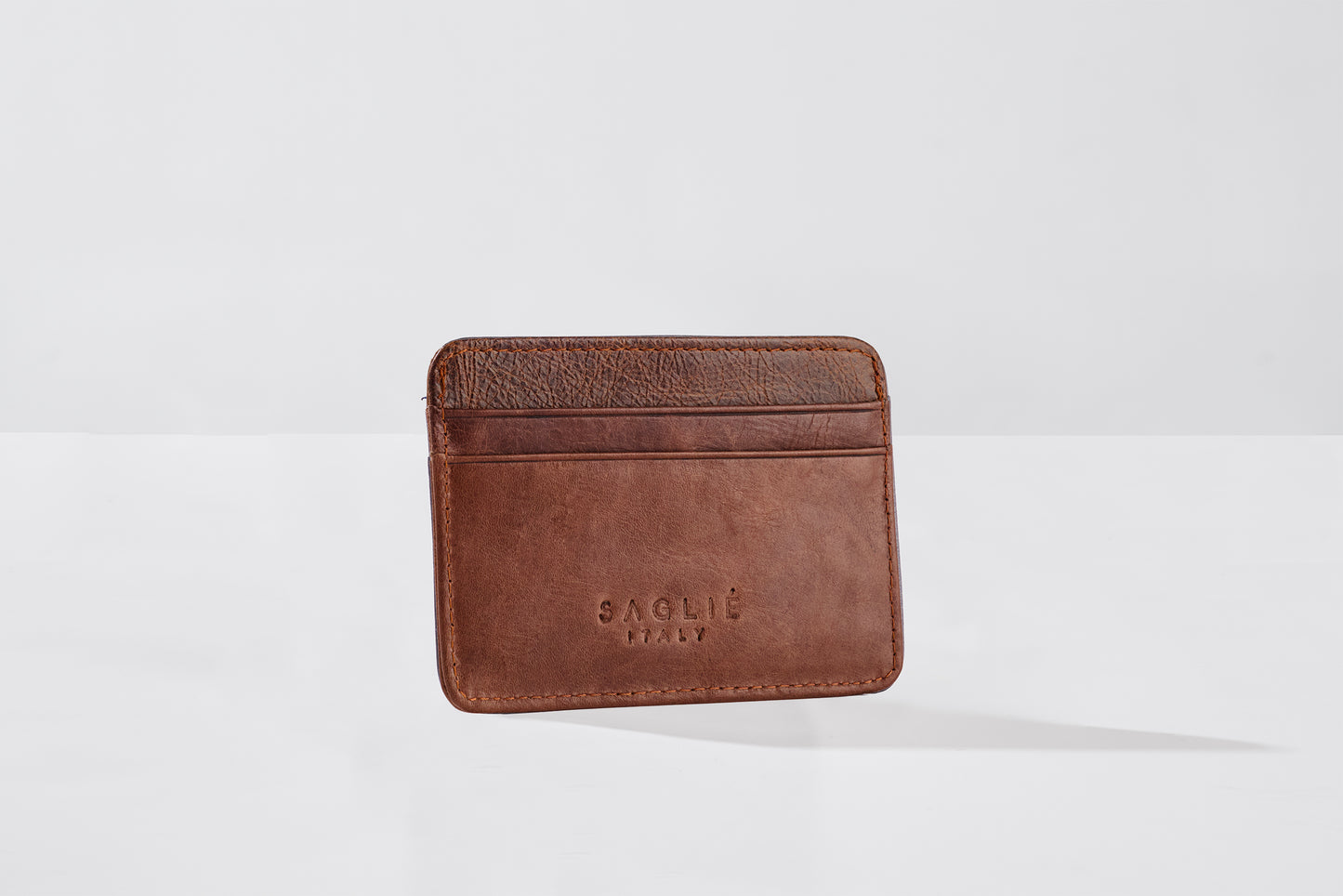 Tarjetero Cuero Classic - Brown