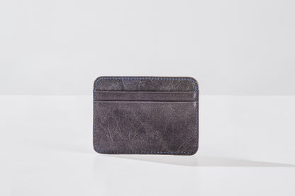 Tarjetero Cuero Classic - Dark Grey