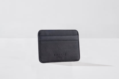 Tarjetero Cuero Classic - Black